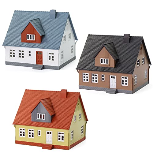 Ensembles de construction architecturale JZN02 à l'échelle 1:160 | Lot de 3 maquettes