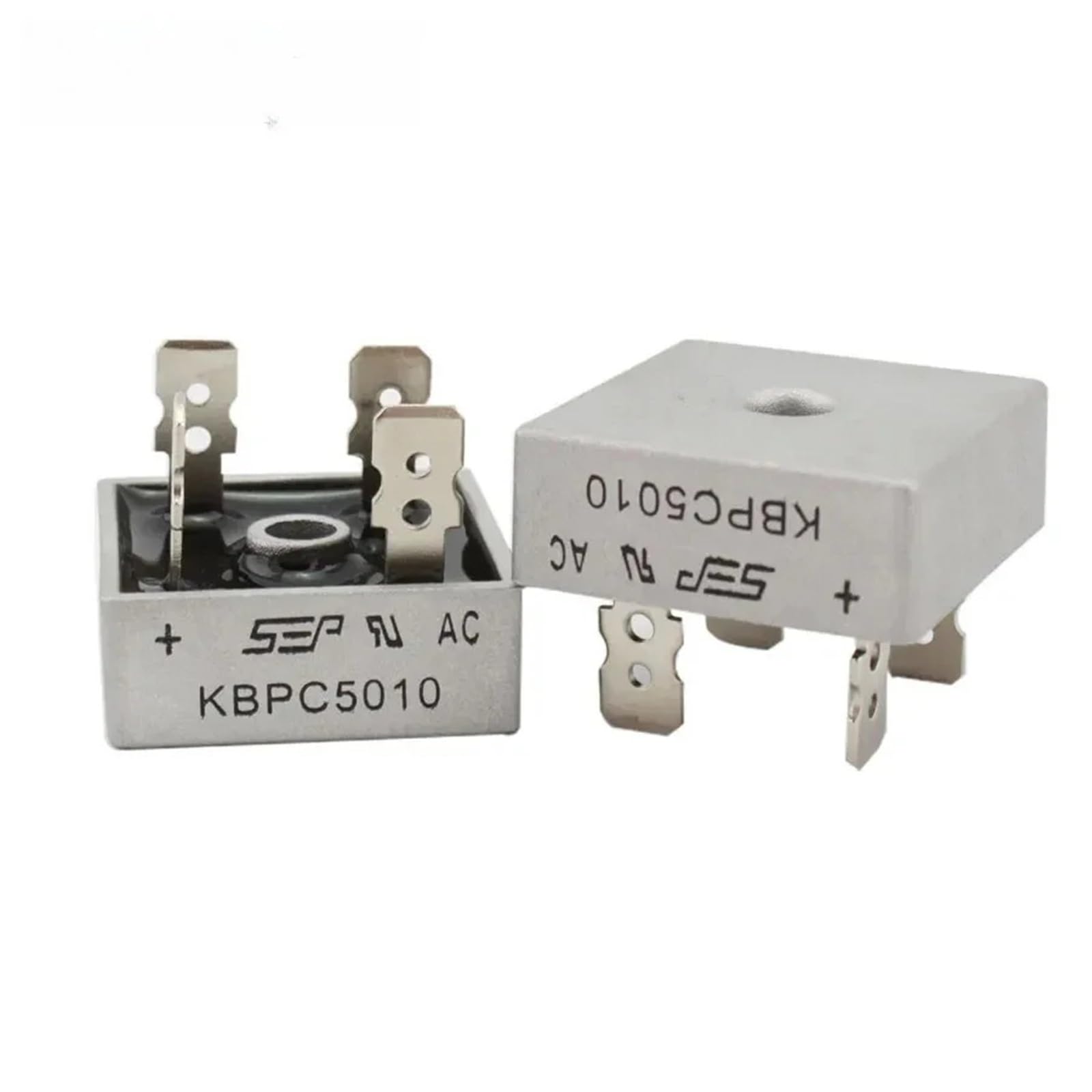 Diodes redresseurs 50A 1000V KBPC 5010, 2 pièces/lot, composants électroniques carrés à 4 broches(2pcs)