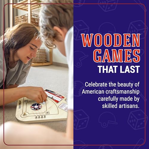 Across The Board Patriotic Baseball Game, Fun Baseball Gifts for 2 Players, Indoor &#038; Outdoor Family Bonding Activities, Fun Entertainment for Family Gatherings, Events &#038; More Game