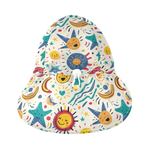 Cartoon Cute Sun Clouds Childish Infant Toddler & Kids Sunhat Boys Summer Hats Toddler Girl UV Protection Adjustable Traveling Camping3