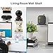 TXEsign Wall Shelf Speaker Mount, Small Wall Shelf for Speaker, Webcam, Cell Phones, Acrylic Floating Shelf (White)