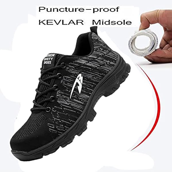 Stalen Neus Werkschoenen Veiligheidsschoenen,Voor Wandelen, Outdoor-Gebruik, Op De Bouwplaats, Op Het Werk, Ook Als Wandelschoenen Voor Buiten,▁