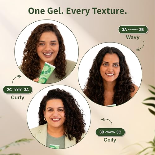 Image of The Curl Co Volumize & Define Hydrating Curl Gel, 150g, For Wavy & Curly Hair, With Hyaluronic Acid, Rice Protein & Flaxseed Extract