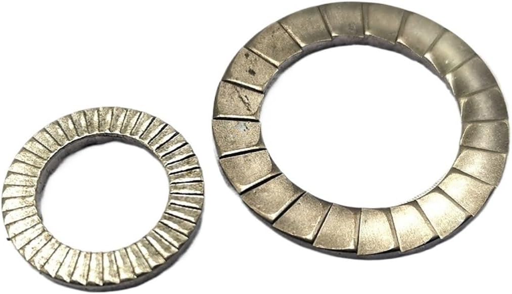 M16 Titanium Wedge Lock Washer, Gr2 Ti Lock Washers,E024(M16-50 pieces)