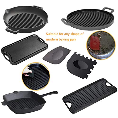 FagusHome 12 Pcs Silicone Hot Handle Holder Pot Holders Cover Removable Rubber Hot Resistant for Cast Iron Pans Metal Frying Pans Aluminum Cookware Handles (A) 4 Gallery Image