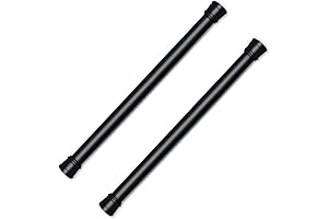 Bettli Spring Loaded Curtain Tension Rods for Kitchen Gadgets and More