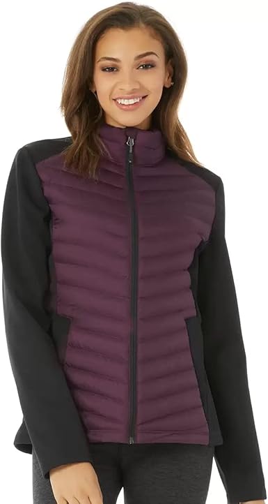 ladies mixed media jacket