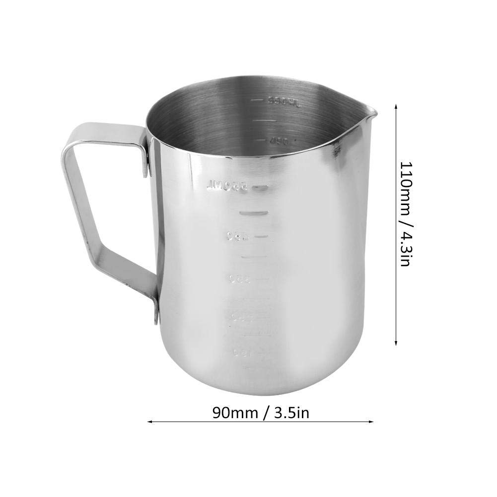 Candle Making Pouring Pot Stainless Steel Candle Making Pouring Pot Wax Melting Pot Top Grade Candle Making Pitcher Candle Making Kit DIY Craft Tools for Adult(550ml)