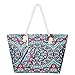 DonDon Grande borsa da spiaggia idrorepellente con cerniera Borsa a tracolla Shopper Indian Temple