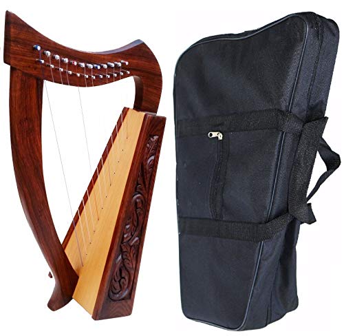 DEURA 24' HARP CELTIC 12 STRINGS BABY LAP HARP with BAG DH-12C