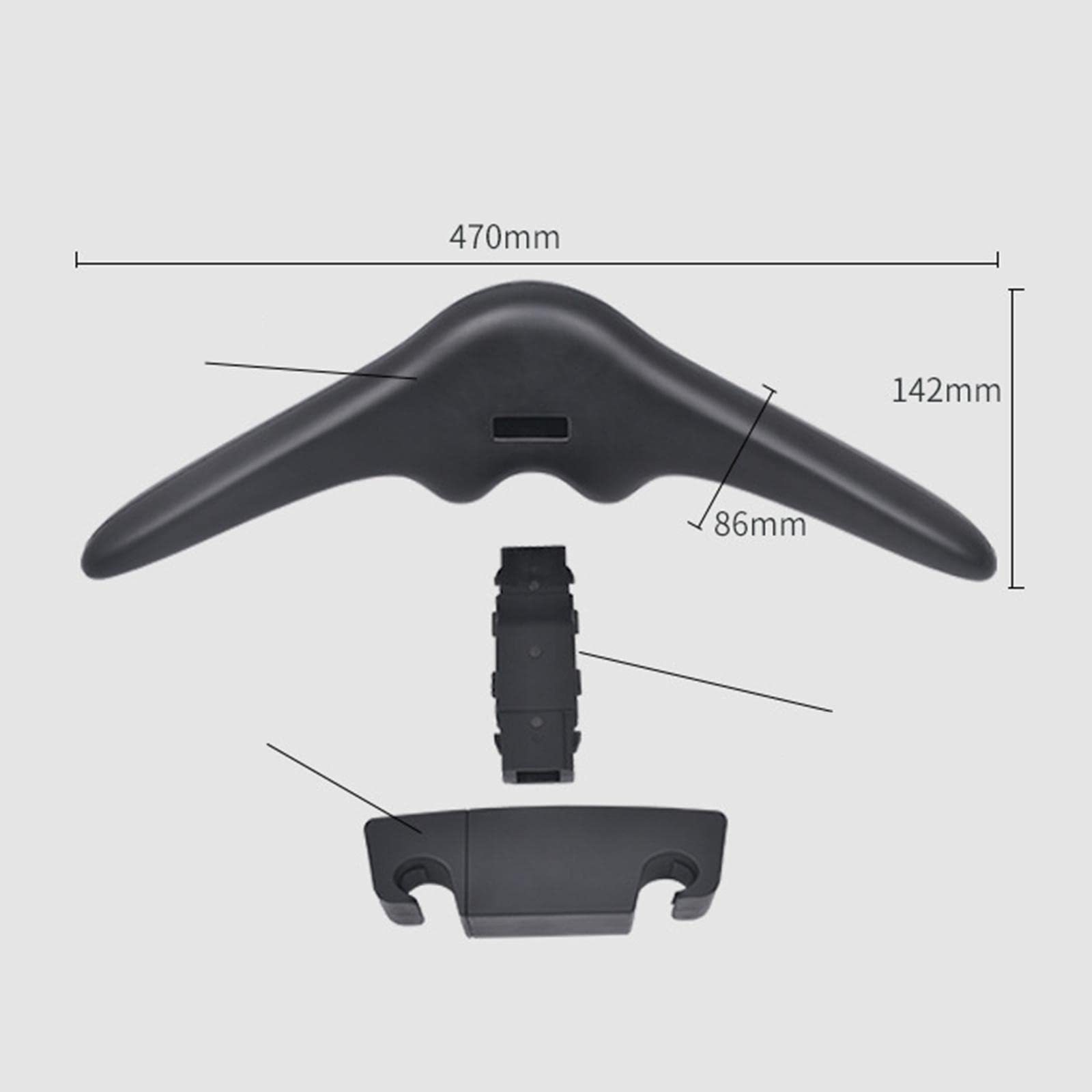 Percha Multifuncional para Coche, Percha de Portátil, Adecuada para