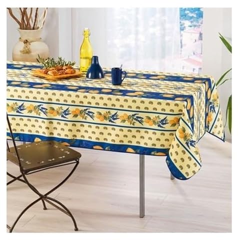 Nappe Provençale Citron Promo Linge Cover