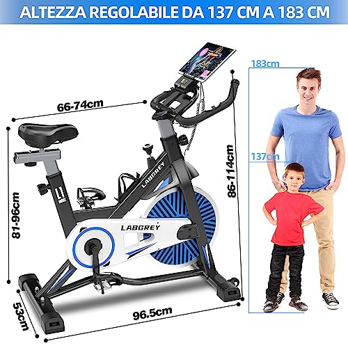 LABGREY Cyclette Professionale, Bicicletta ad