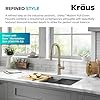 KRAUS Oletto Modern Industrial Pull-Down Single Handle Kitchen Faucet in Brushed Gold, KPF-2654BG #4