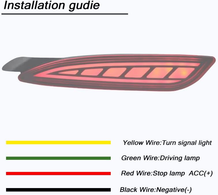 Miniatura 2 de Conjunto de luz antiniebla LED de lente roja compatible con Mazda 6 2018-2021 cx5 cx-5 2022 funciona como lámpara antiniebla trasera, luz de freno,