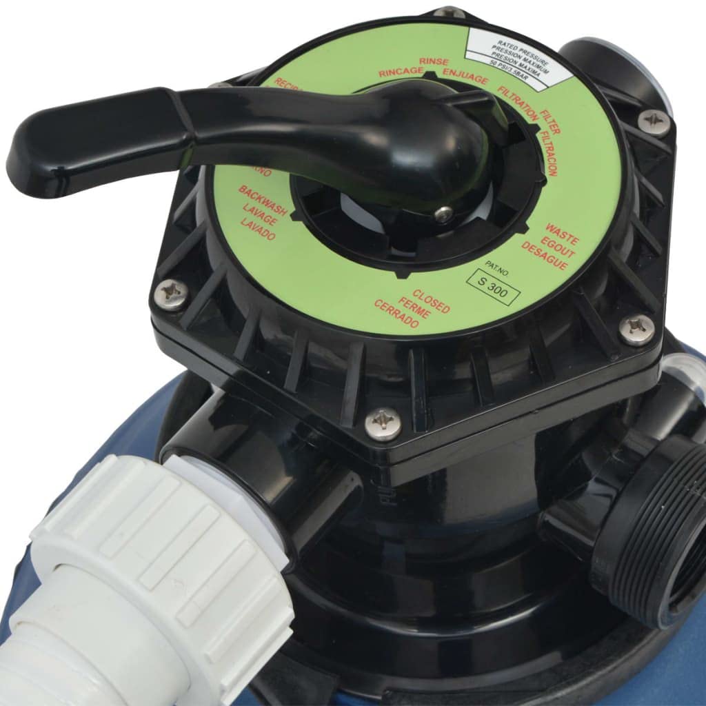 Pompa z filtrem piaskowym, 1000 W, 16 800 l/h, XL do basenów, jacuzzi spa, wkład filtrujący, akcesoria do pompy, część zamienna, do czyszczenia basenów, ogrodu, na zewnątrz, piaskownica