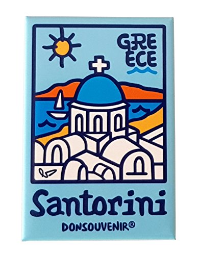 DONSOUVENIR MAGNETICO Santorini - Islas GRIEGAS Grecia.