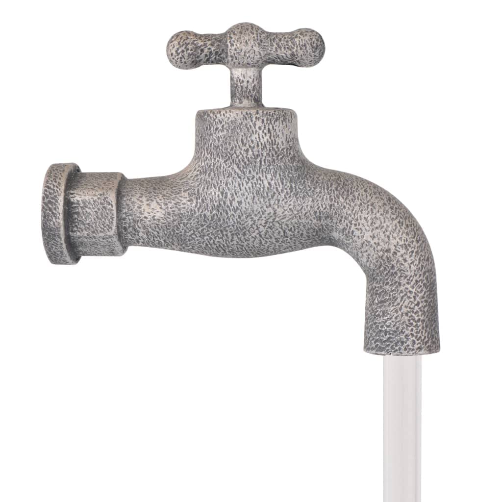 vidaXL Fontaine avec Robinet et Seaux Fontaine d'eau Fontaine Décorative Décoration de Salon Salle de Séjour Maison Intérieur Polyrésine