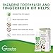 Vetoquinol Enzadent Enzymatic Toothpaste Kit + Fingerbrush for Cats & Dogs – .75oz, Poultry Flavor – Oral Dental Care Kit: Removes Plaque, Polishes Teeth & Freshens Breath