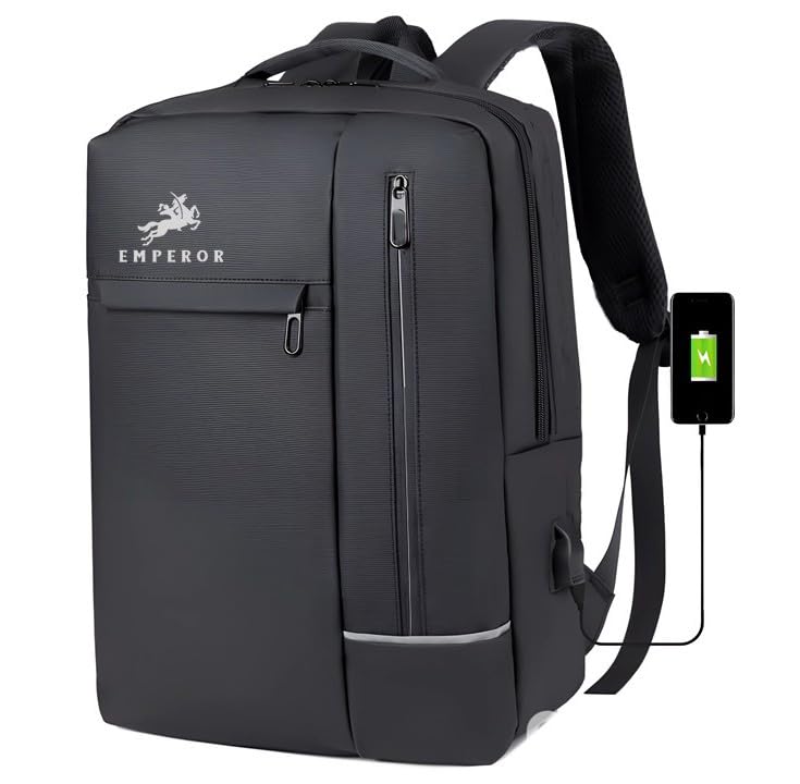 emperor By True Human Backpack with USB Charing port Laptop bag/Office bag/College bag/Travel bag (LAKE)-picture-24