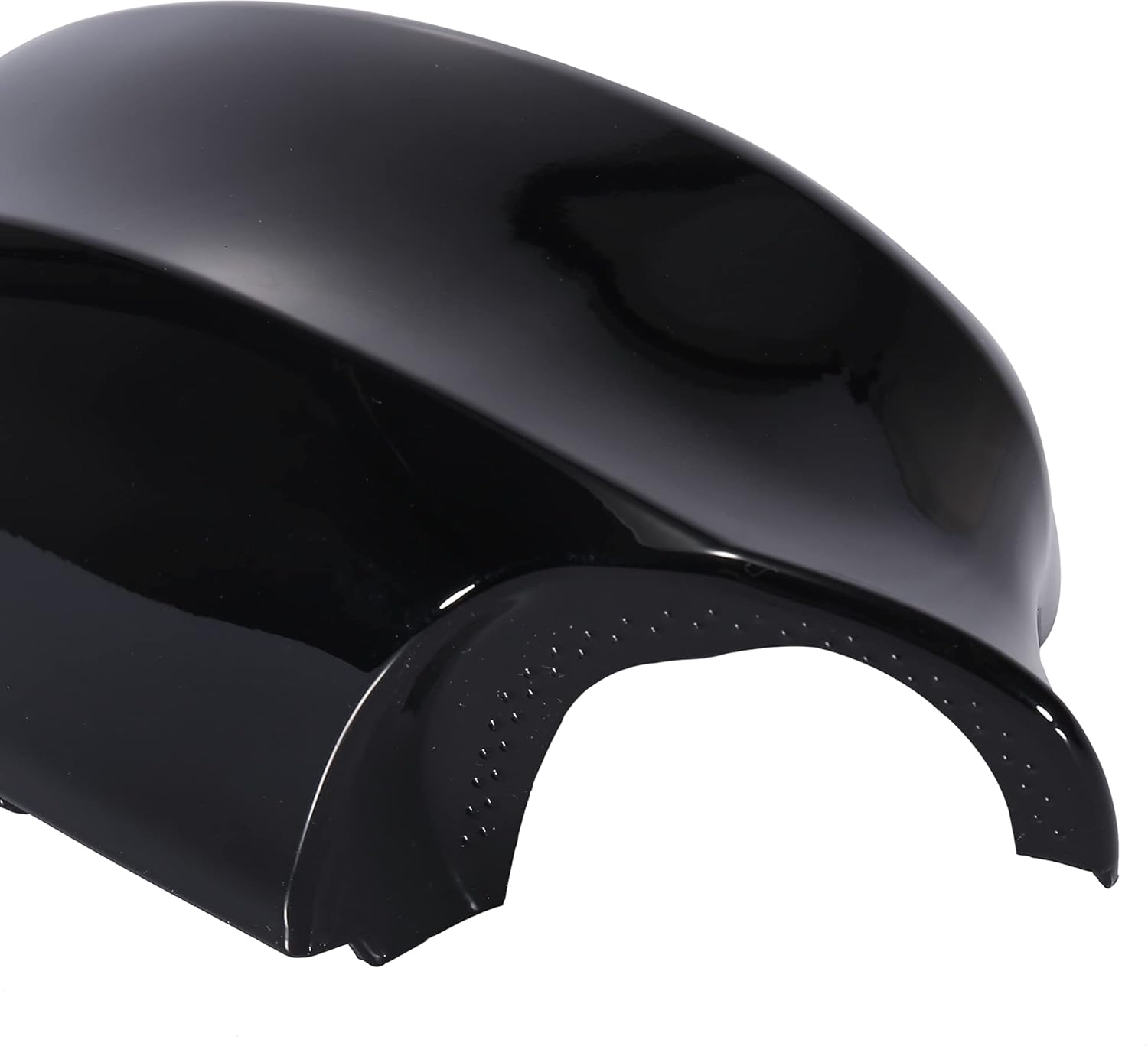 X AUTOHAUX Pair Car Exterior Rear View Mirror Housing Door Wing Mirror Covering Cap for BMW 323i 328i 335d 335i Black