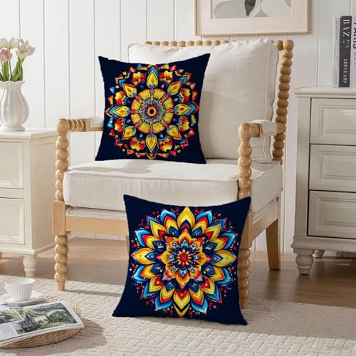 Housse coussin 60x60cm velours imperméable avec fermeture éclair - 4