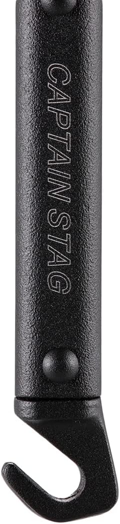 CAPTAIN STAG UA-4541 Peg Hammer, Tent Hammer, Solid, Aluminum, Peg Removal, Short Hammer