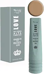 Base Líquida Max Love Alta Cobertura Rainha Das Bases 12 Horas, Acabamento Matte, Longa Duração, Cor 613