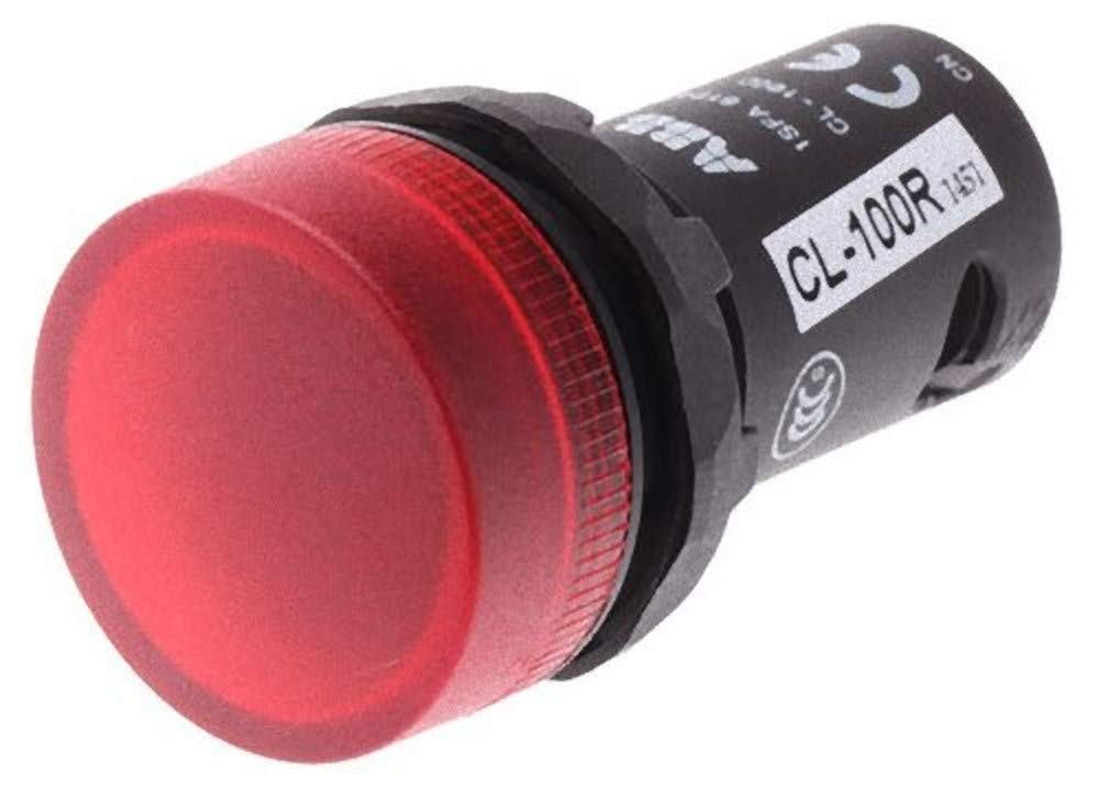 Piloto compacto rojo ABB Entrelec CL-100R indicador luminoso monobloc