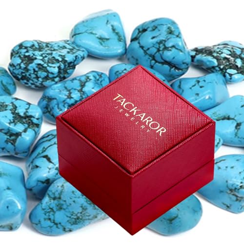 Oval Cut Turquoise Engagement Ring for Women 1.5CT Center Turquoise Engagement Ring with Moissanite 925 Sterling Silver 10K 14K 18K Gold Wedding Anniversary Rings for Her4