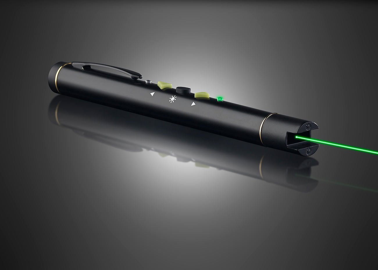 GeneralKeys Pointeur Laser Vert avec Fonction télécommande