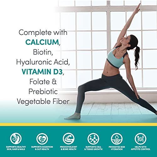 Designer Wellness, Soy Isolate Protein Powder With Biotin, Hyaluronic Acid And Prebiotics, Vegan, Zero Sugar, Non-Gmo, Angel Cake Natural Vanilla Flavor, 11.4 Ounces #TOP2