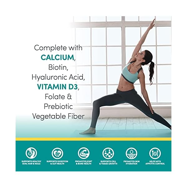 Designer Wellness, Soy Isolate Protein Powder with Biotin, Hyaluronic