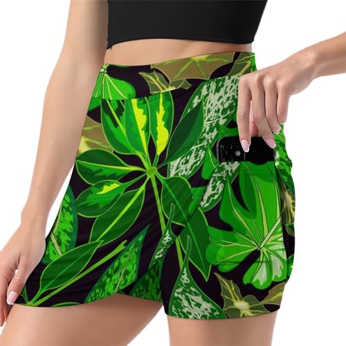 Jupe de tennis pour femme avec short intégré et poche pratique
