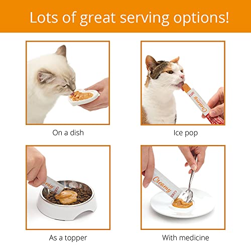 Pâte à lécher Creamy pour Chats, boîte Cadeau, 80 x 10 g, comme friandise et comme ajout à la Nourriture Humide – Image 6