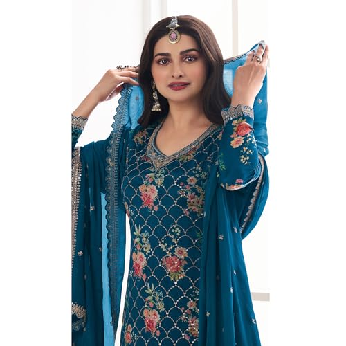 Ethnic Party Wear Indian Plus Size Salwar Kameez Dupatta Suits Pakistani Ready to Wear Trouser Pant Dress3