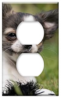 Switch Plate Outlet Cover - Chihuahua Dog Puppy Baby Play Young Cute Chiwawa