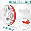Molduras adhesivas para paredes Molduras decorativas flexibles para paredes Molduras de estuco adhesivas para decoración DIY, protección de paredes y bordes de armarios (blanco, 22 mm × 3 m) #1
