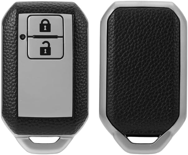 JVCV® Premium Soft TPU Leather Pattern Key Cover Compatible with Suzuki