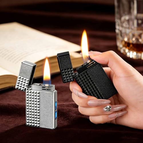 Encendedor híbrido Langsheng de keroseno y eléctrico activado por voz miniatura 7