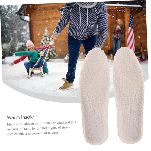 Plantillas de lana gruesa para invierno para hombre y mujer miniatura 5