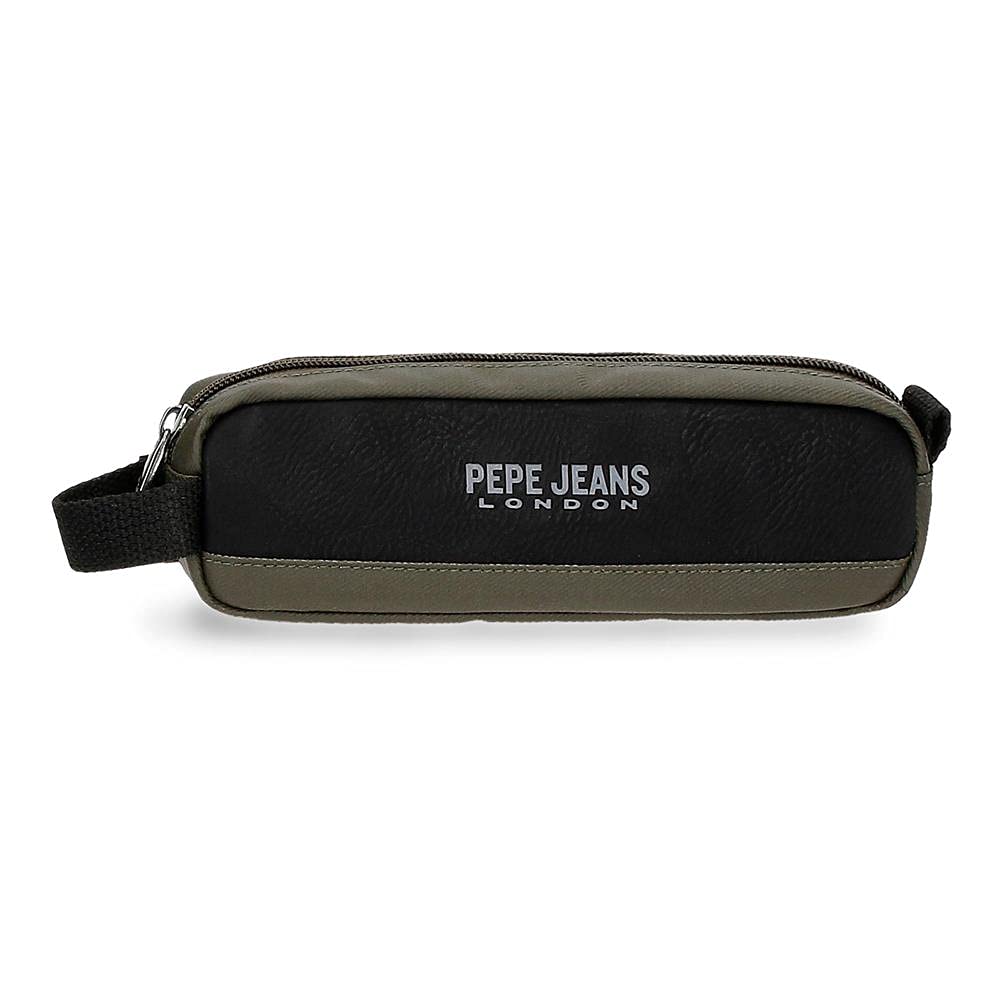 Pepe Jeans District Estuche Verde 19x5x3,5 cms Poliéster