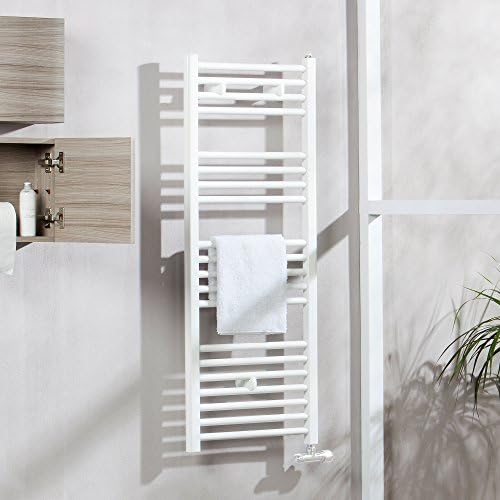 Radiador toallero 120x50cm blanco TOJAR : Amazon.es ...