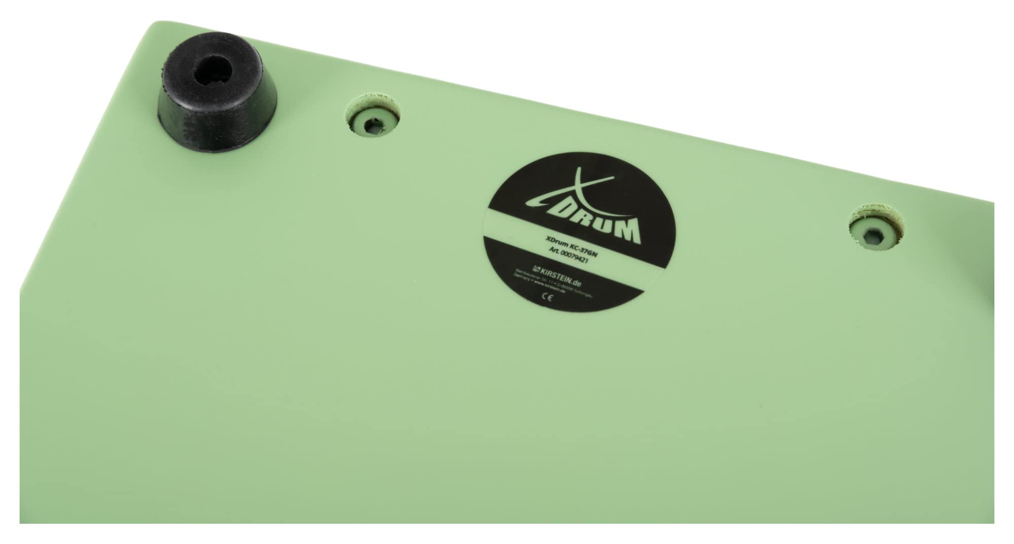 XDrum KC-37GN Cajón Infantil Verde Set con Escuela, Solo 36 cm de alto | Cajón pequeño especialmente diseñado para niños, Adecuado para educación musical temprana, Totalmente de abedul, 5 x 36 x 23