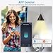 LoraTap Smart WiFi Bulb Socket E26 2 Pack Wi-Fi LED Light Bulb ﻿Timer Lamp Holder Adapter, Voice Control with Amazon Alexa and Google Home, Smart Life App Control from Anywhere by Phone, 30W Max.