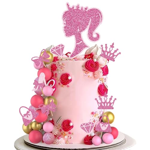 31 Pièces Décoration Cupcake Princesse Fille, Cake Topper Princesse, Décoration de Gâteau Princesse, Gateau Cake Topper, Decoration Anniversaire Princesse...