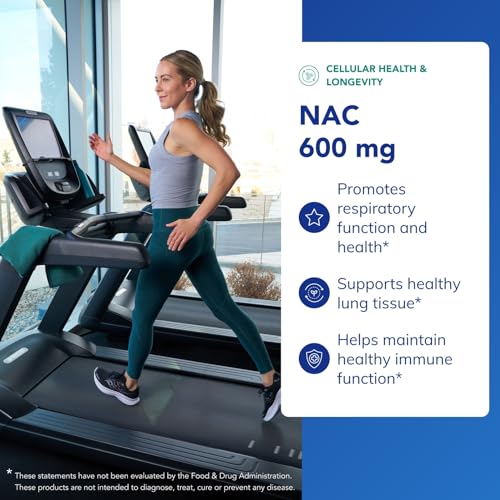 Image of Pure Encapsulations NAC 600 mg, 360 Capsules | N-Acetyl Cysteine NAC Supplement for Lung Health and Immune Support*, Liver Support and Antioxidants*