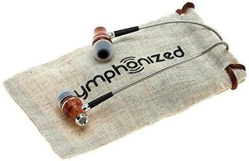 Symphonized NRG 2.0 Premium Wood In-ear Noise-isolating Headphones|Earbuds|Earphones with Innovative Shield Technology Cable and Mic (Gunmetal)