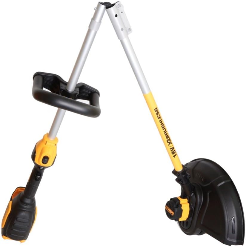 DeWalt DCM561PBS XR 18V Brushless String Trimmer in folded position