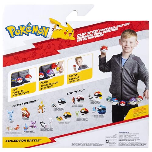 Cinturón Pokémon Eevee Clip 'N' Go con Gran Bola y Bola de Amor 2